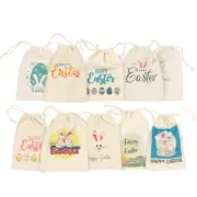 50 x EASTER GIFT BAGS - 10 designs, 100% Cotton 20 x 30cm with drawstring