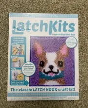 Puppy Mini Rug or Wall Hanging Latch Hook Kits for Kids 6+~ Yarn Arts & Crafts