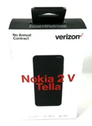 NEW Nokia 2V Tella Prepaid Smartphone Blue TA-1221 for Verizon 5.45" HD, 4G LTE