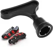 YYCLIPY Football Boot Stud Wrench Golf Spike Wrench Shoe Spikes Removal Tool Rugby Stud Key Replacement Tool Universal Replace Adjustment Wrench Tool for Golf Shoes Soccer Shoes Rugby Shoes Black
