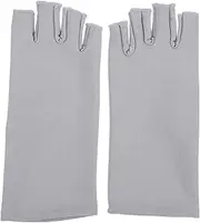 [LIFKOME] Uv Protection Gloves Women's Half Finger Cycling Gloves Sunlight Block for Winter Driving Outdoor Use