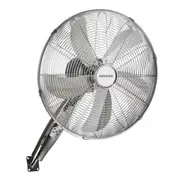 Heller Wall Fan with Remote - Chrome