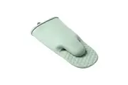 Gourmet Kitchen Modern Silicone Oven Mitt Sage Honeycomb