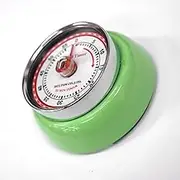 Dulton Kitchen Utensils with Magnet M.Green 100-189MG Kitchen Timer, Magnetic, Mint Green, Height 1.2 x Diameter 2.8 inches (30 x 70 mm)