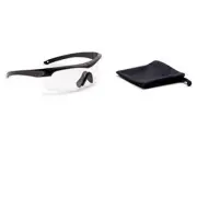 ESS Eyewear EE9014-07 Black Tri-Tech Fit Crosshair One Kit with Clear Lens