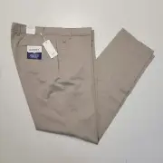 Brax Feel Good Men Size 40x34 Evans Kapok & Pima Cotton Chino Pants Light Beige