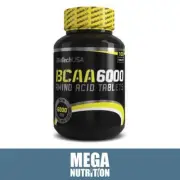 Biotech USA BCAA 6000 Amino Acid Formula 6000mg bcaa Muscle Booster 100 Tablet