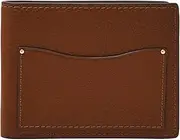 [FOSSIL] Men's Tate Leather RFID Blocking Money Clip Bifold Wallet