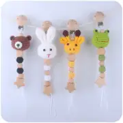 Baby Pacifier Chain Handmade woven Chain Pacifier Clips Chains Soother Holder