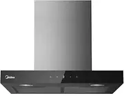Midea Canopy Range Hood, 60 cm Length, Black