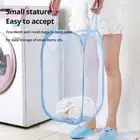 Mesh Pop Up Square Basket Storage Organizer Bag Collapsible Clothes Baskets