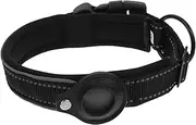 BESPORTBLE 1pc Tracker Case Control Cat Tracker Dog Breakaway Collar Dog Barking Collar Dog Chain Collars LED Dog Collar Light Dog Collar Small Escape Pet Locator Fixing Belt Black Neoprene