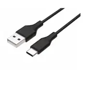8ware 1m USB-C Type-C Data Sync Charger Cable Black Strong Braided Heavy Duty Charging for Samsung Galaxy Note 8 S8 Plus LG Google Macbook