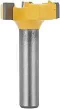 T Slot Milling Cutter, Cemented Carbide Router Bit, 8mm Shank Woodworking Cutter, Heavy Duty Industrial Milling Tool for Woodworking Projects