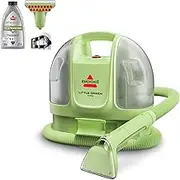 BISSELL Little Green Mini Portable Carpet and Upholstery Deep Cleaner, Car/Auto Detailer, with HydroRinse Self-Cleaning Tool and 4" Tough Stain Tool, Tea Green, 4075