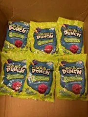 Sour Punch Gummies Bags 6pk , Assorted Sour Candy, 6.75 Oz Per, EXP 07/25