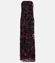 [Rodarte] Rodarte Velvet devoré gown AU 16 multicoloured