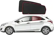 Genuine SNAPSHADES Car Rear Window Shades for Hyundai i30 Hatchback 2nd Gen (GD; 2012-2017)