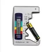 Digital Battery Tester Voltage Power Detector For AA AAA C D 9V Button Cell r