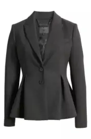 TED BAKER Philiya Two-Button Peplum Blazer Jacket Size 2 MSRP: $425.00
