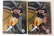 Lot (2) 2020 Select Football TERRY BRADSHAW Unbreakable Insert #U13 Steelers
