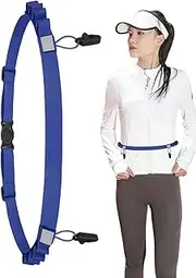 Running Belt | Sport Race Number Belt Waistband | Elastic Sports Fitness Waist Band for Riding Hiking Cycling Time Trials Outdoors