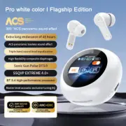 LCD Touch Screen Bluetooth Earbuds ANC Wireless Headphones Headset with Mic