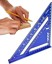 Triangular Ruler, Metric Measuring Tool, Aluminum Alloy Precision Tool for Carpentry Construction Drafting Architectural Engineering Small Accurate Tasks