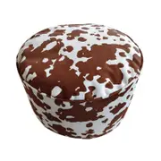 SOGA 48x35cm Round Soft Pouffe Seat Cushion Elegant Home Accent DÃ©cor Stylish Footstool
