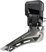 Shimano GRX FD-RX825 Di2 Front Derailleur - 2x12-Speed, Braze-on, Down Swing,
