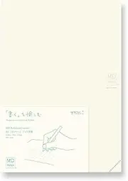 DESIGNPHIL Midori 15313006 Notebook, MD Notebook, Journal, A5, 1 Page Per Day, Dot Square A