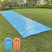 Slip and Slide 30Ft X 6Ft Heavy Duty with 2 Bodyboards, Thicker Lawn Water Slide