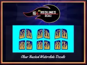 1/64 Redline '56 Hi-Tail Hauler' Replica Decal SCR-0489