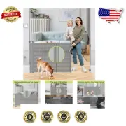 Extra Tall Retractable Child and Dog Gate – Adjustable and Versatile Barrier