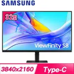 SAMSUNG 三星 VIEWFINITY S8 S32D806UAC 32型 4K窄邊美型螢幕