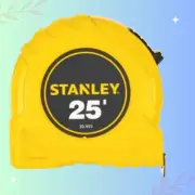 Tape Measure 25 Ft. Stanley True-Zero hook for accurate inside/outside measureme