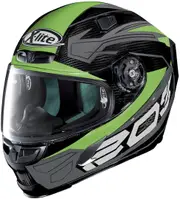 X-Lite X-803 Ultra Carbon Tester Helmet, black-green, Size 2XS Black Green