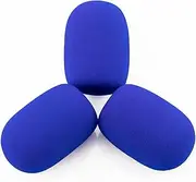 LEFXMOPHY A50 Pop Filter Replacement for Astro A20 A30 A40 A50 A40TR Gaming Headset Microphone Foam Blue Windscreen Mic Cover, 3-Pack