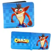 New Crash CRASH BANDICOOT BiFold Wallet Standard Size Credit Card Billfold