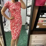 old navy maternity fitted floral dress