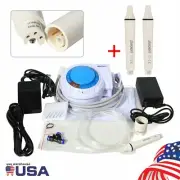FDA Dental Ultrasonic Scaler w/ 2 replaced Handpiece for EMS fit Cavitron