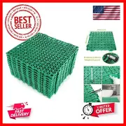 12 Pack 12'' x 12'' Interlocking Rubber Outdoor Flooring Tiles Non-Slip Showe...