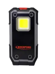 RECHARGEABLE PALM LIGHT, W/ MICRO USB, LED, 1.5W COB, 150LUMENS, MAGNETIC CLIP