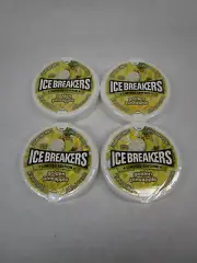 4 Pack Ice Breaker Mints Golden Pineapple Limited Edition Sealed NEW BB 12/2025