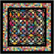MALUKU - 72" x 72" - Pre-cut Patchwork Quilt Kit by Quilt-Addicts Double`