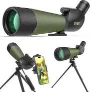 20 60x80 Spotting Scope with Tripod Carrying Bag and Scope Phone Adapter