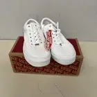 Vans Off the Wall "Canvas Old Skool" (True White) Skateboarding Shoes Unisex