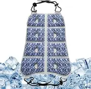 Cooling Seat Cover - Ventilated Cooling Seat Cover | Ventilated Portable Mat with Reusable Ice Packs | Portable Cooling Mat Reusable Ice Packs for Camping Hiking Traveling Outdoor Commuting