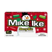 Mike and Ike 4.25 oz. MERRY MIX Christmas Holiday Chewy Candy ** BB 10/2025 **