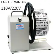 Two-Way Automatic Synchronous Barcode Label Rewinding Machine Film Tape Rewinder
